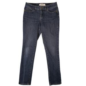 Nine West Jeans Womens 6 Blue Vac Freedom Skinny Denim Cotton Stretch Casual